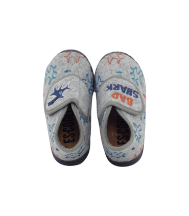 ZAPATILLAS DE CASA INVIERNO PRIMEROS PASOS ESCOOLERS SHARKY EAF78660 - 1