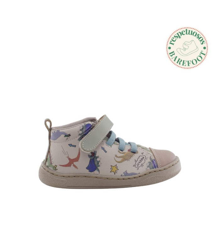 ESCOOLERS BOTÍN SPORT RESPETUOSO  TRASMOZ VELCRO CON ELÁSTICOS ESTAMPADO DINOSAURIOS EAH214772 - 1