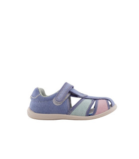 SANDALIA ESCOOLERS QUEILES RESPETUOSO VELCRO LONA - 1